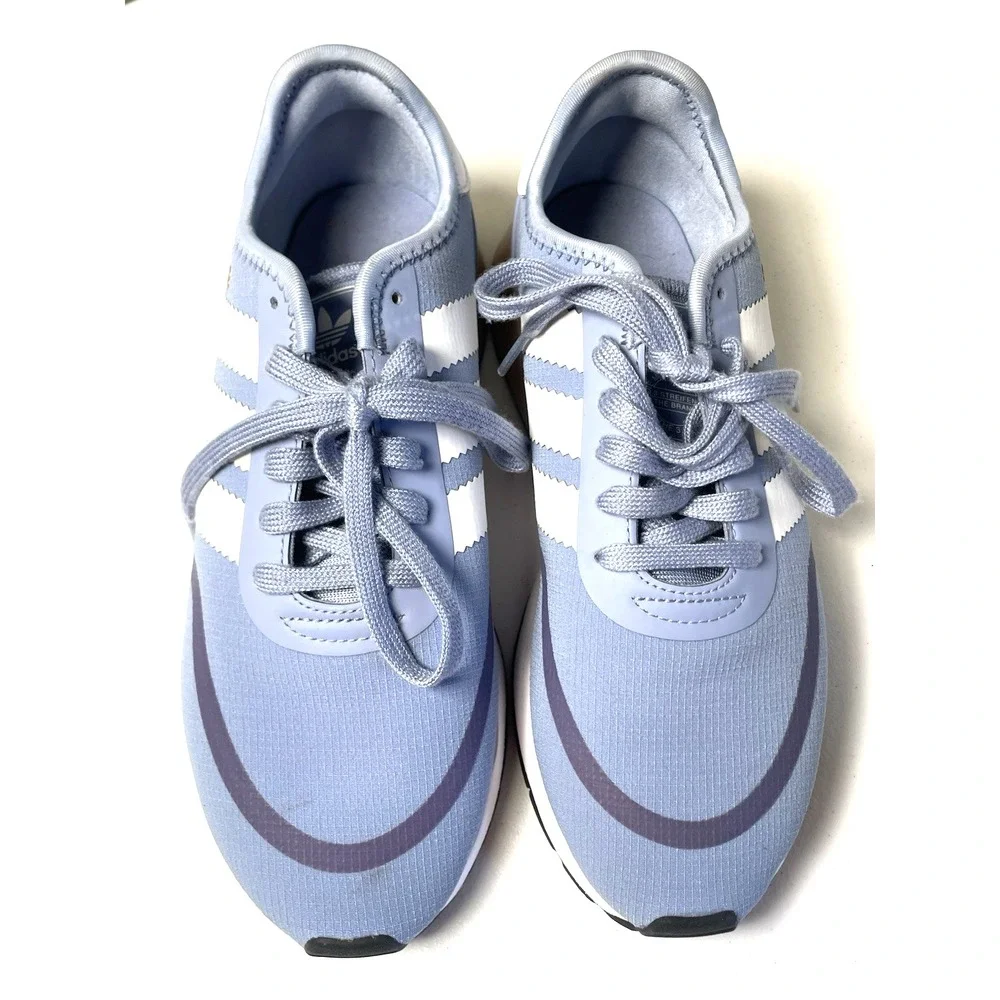 Women's Adidas Shoes Sneakers 8.5‎ Originals N-5923 Chalk Blue & White Stripes